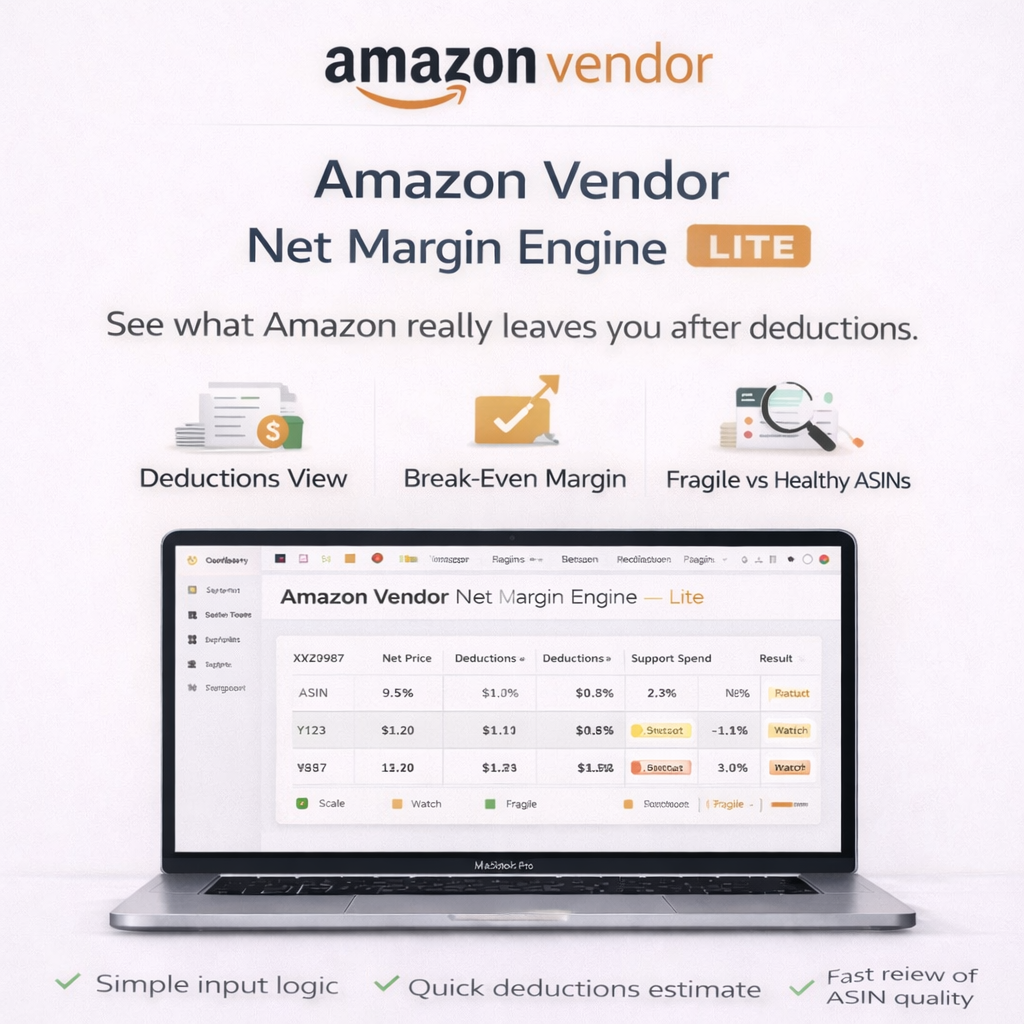 OPSAMZVL — Amazon Vendor Net Margin Engine Lite