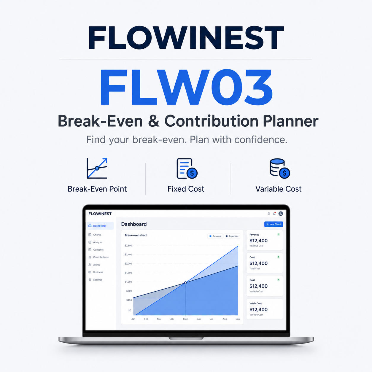 FLW03 — Break-Even & Contribution Planner