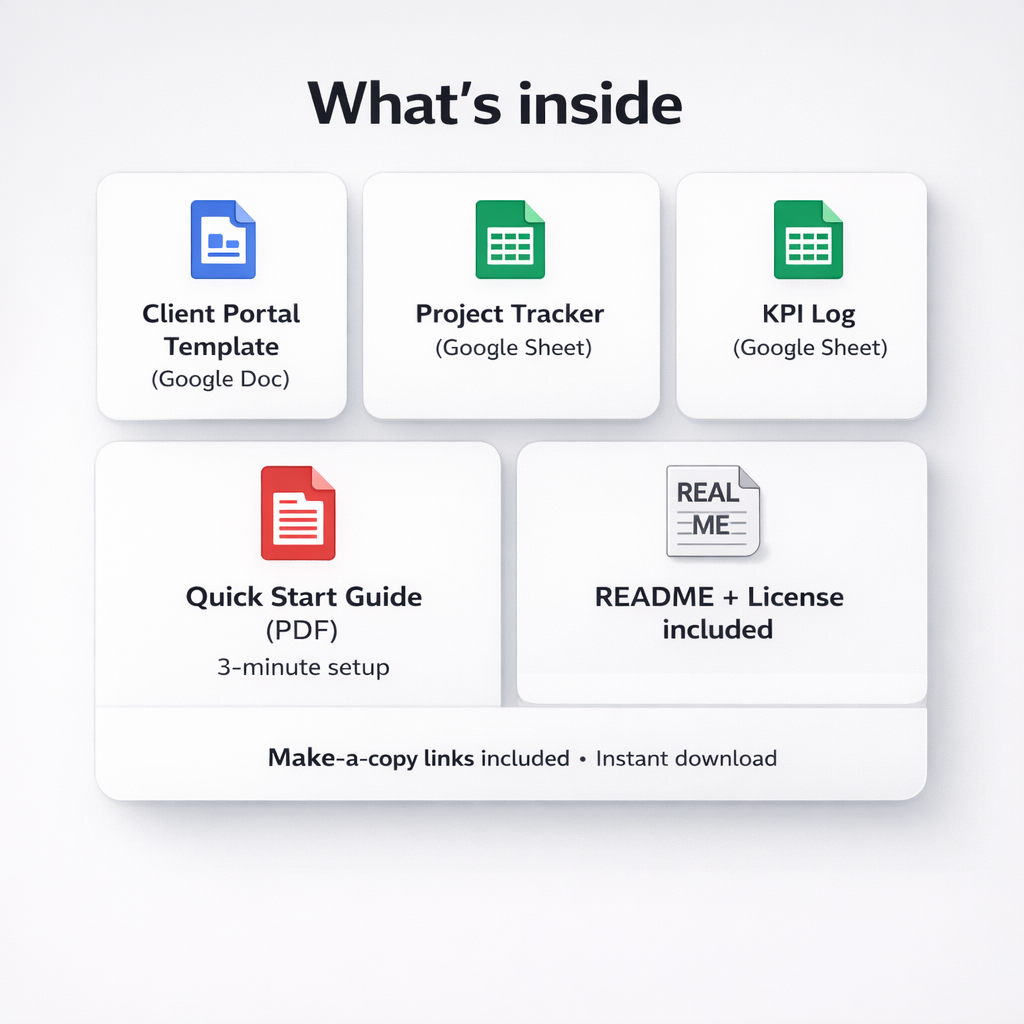 OPS00 - Flowinest Client Portal OS (Freelancer Edition) | Digital Template