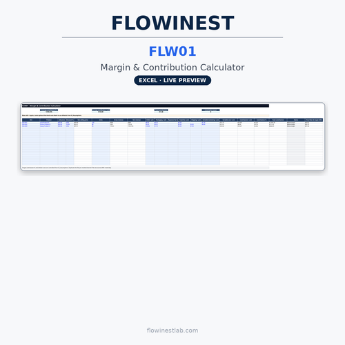 FLW01 — Margin & Contribution Calculator