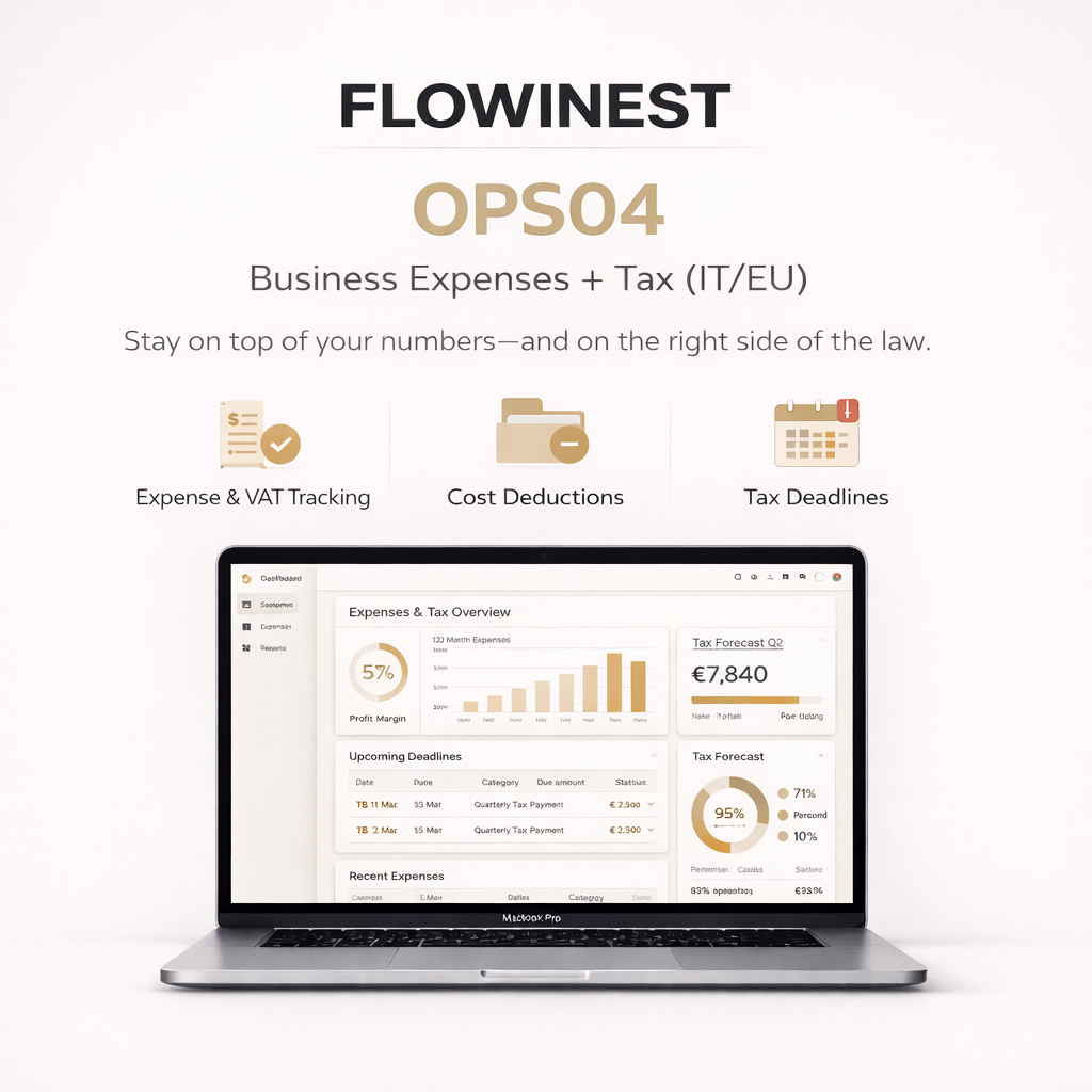 OPS04 — Business Expenses & VAT Tracker (EU/IT)