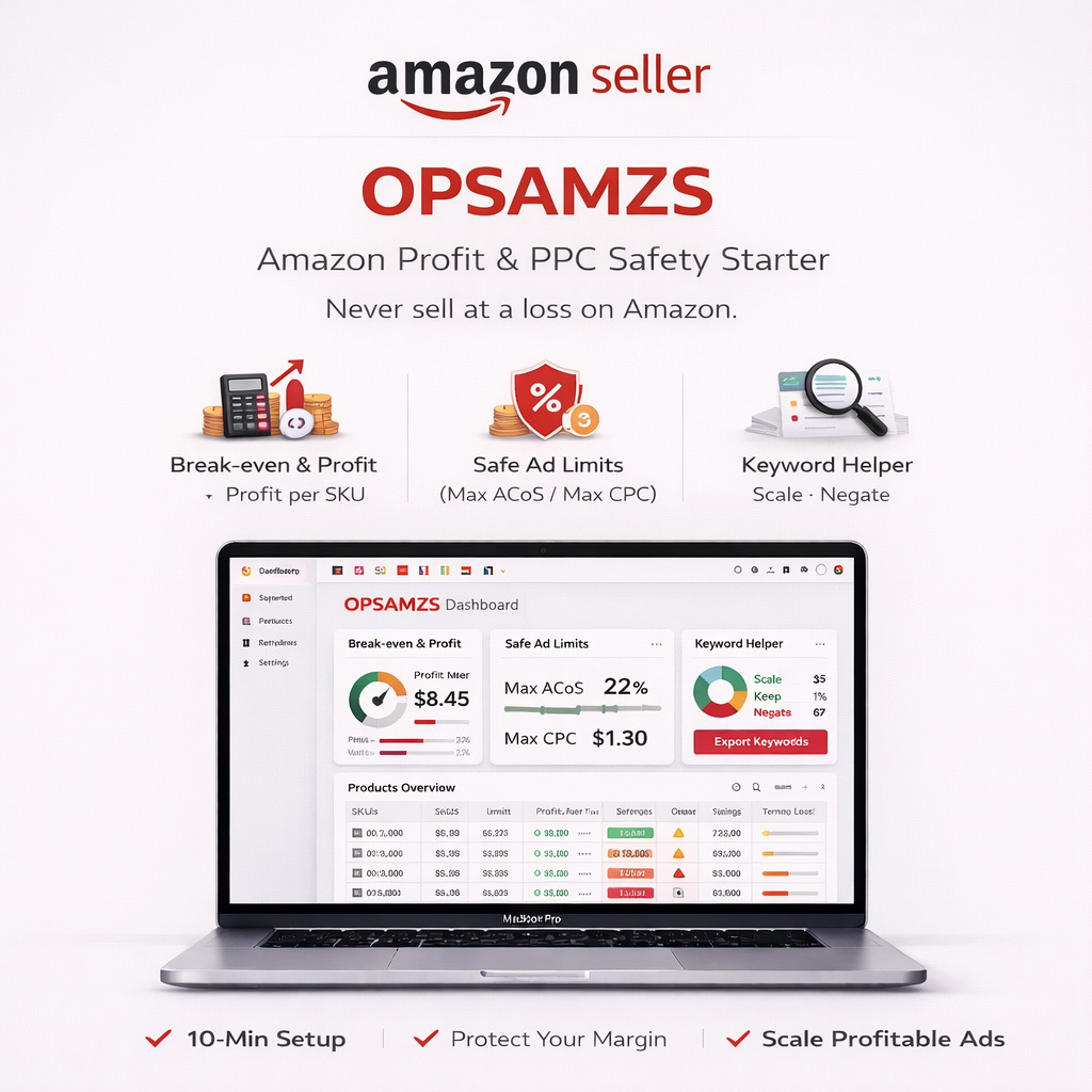 OPSAMZS Starter — Amazon Seller Essentials (Beginner Edition)