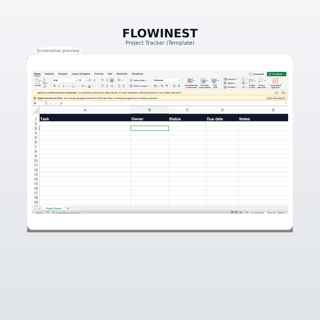 OPS00 - Flowinest Client Portal OS (Freelancer Edition) | Digital Template